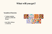 Geometric Mosaic Seamless Patterns, a Pattern Graphic by Ninterints (Thumbnail 2 of 10)