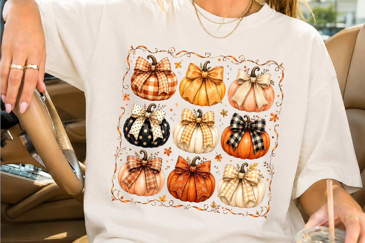 Coquette Pumpkin PNG, a Seasonal Illustration by Creative Art (Photo 2 of 3)