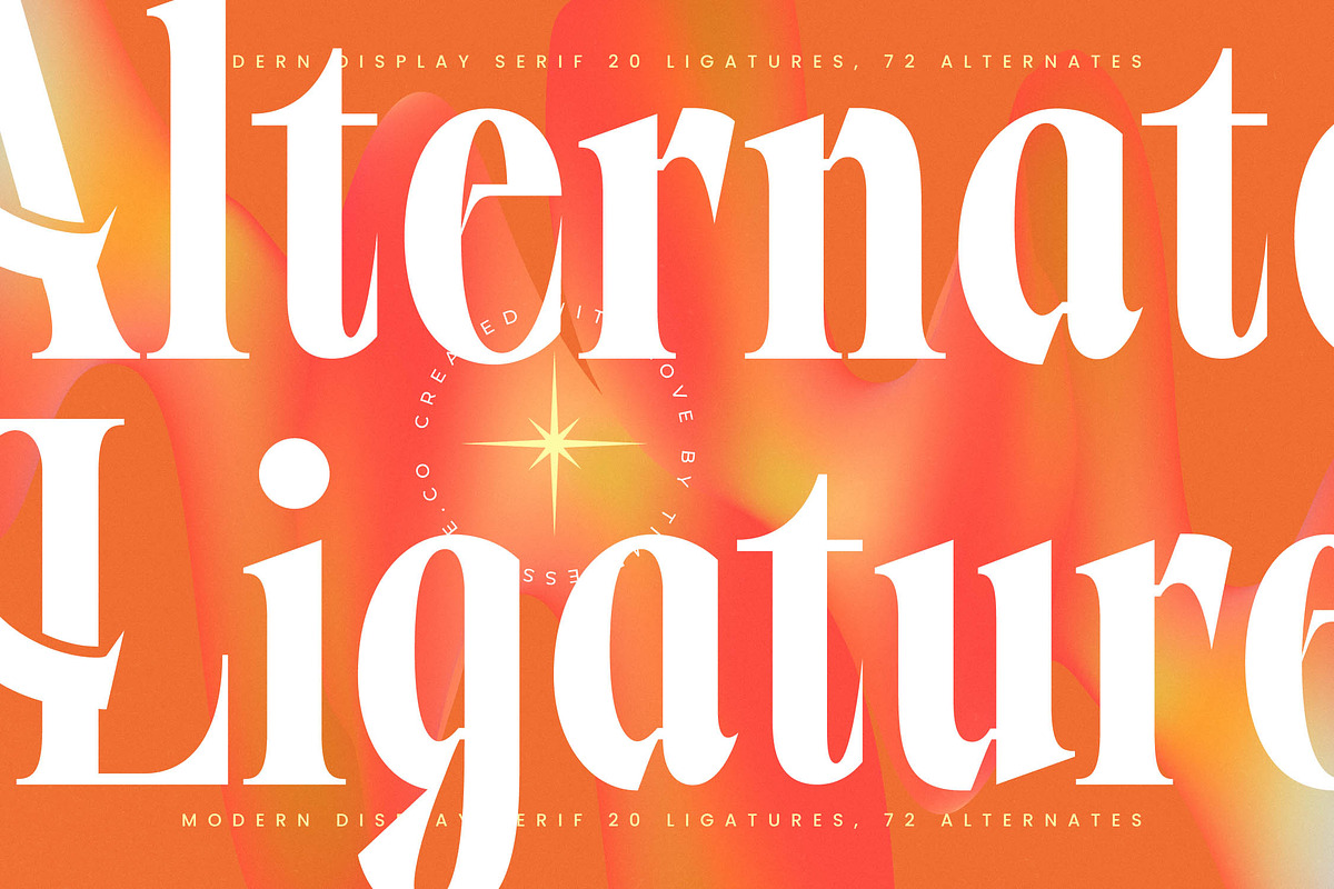 Burstyle Modern Serif Display, a Serif Font by timelesstype.co (Photo 12 of 20)