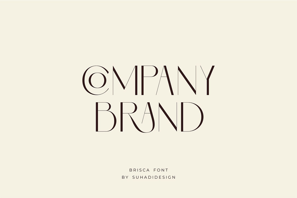 Brisca - Sans Serif Modern Font, a Sans Serif Font by suhadidesign (Photo 5 of 13)