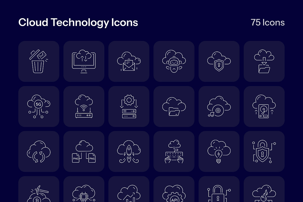 1700 Technology and Futuristic Icon, an Outline Icon by Prosymbols (Photo 26 of 30)
