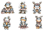 Coquette Christmas Frog, an Illustration by CreationArt (Thumbnail 6 of 6)