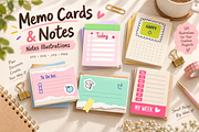 Cute Notes & Planner Illustrations, an Education Illustration by Anna Studio (Thumbnail 6 of 12)