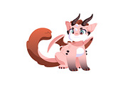 Cute baby dragons set + patterns, an Animal Illustration by PaperTrident (Thumbnail 9 of 13)