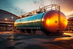 fuel tank AI generated, a Photo by WorldOfPhotos