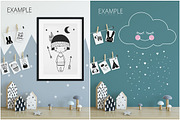 KIDS WALL & FRAMES Mockup Bundle - 3, a Print Template by Yuri-U (Thumbnail 33 of 33)