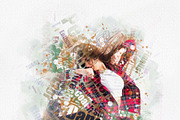 Typography Portrait Artistic Effect, an Action Add-On by MRI STUDIO (Thumbnail 21 of 28)