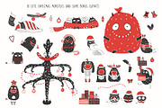 Very Monster Christmas Vector Art, a Seasonal Illustration by sceptical cactus (Thumbnail 3 of 9)