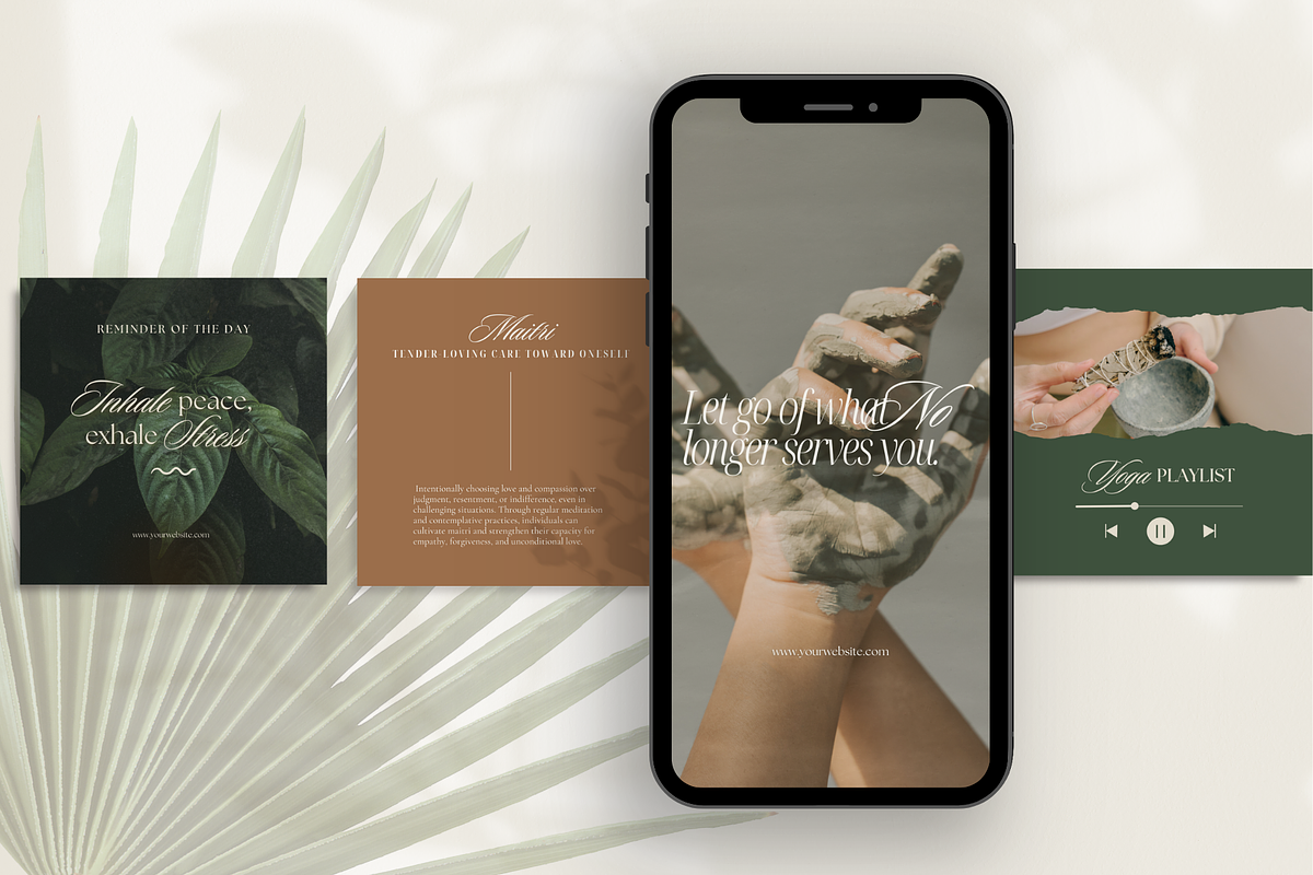 The Wellness Coach Template Bundle, a Social Media Template by The Flossy Finch (Photo 11 of 28)