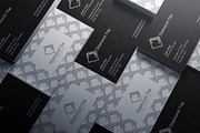 Simple Business Card With Pattern, a Business Card Template by Shahjhan (Thumbnail 1 of 2)