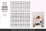 20 Fonts! HANDWRITING FONT BUNDLE v2, a Handwritten Font by Blush Font Co. (Thumbnail 3 of 3)