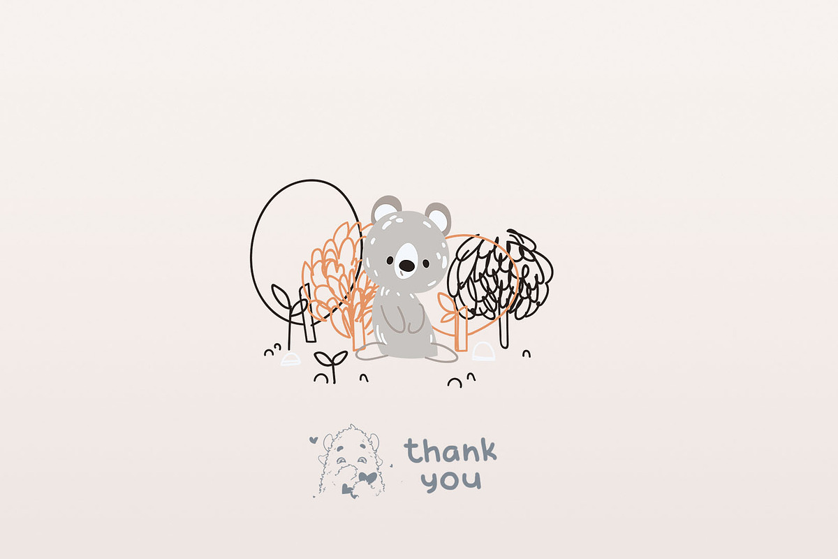 Little bear!, an Animal Illustration by tata_ota (Photo 12 of 12)