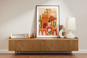 Morocco architecture set, background, a Decorative Illustration by Good Studio (Thumbnail 12 of 19)