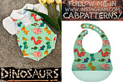 Baby Dinosaurs!!, a Pattern Graphic by CABPatterns (Thumbnail 1 of 2)