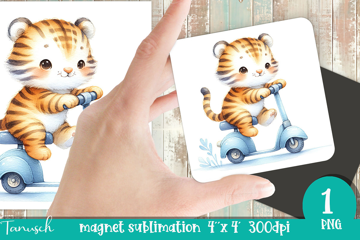 watercolor nursery clipart bundle, an Object Graphic by TanuschArts (Photo 14 of 17)