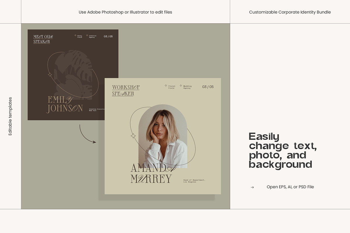 Floral Brand Bundle, a Social Media Template by iStar Design (Photo 14 of 15)