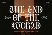 Midnight Bound - Blackletter x Serif, a Serif Font by Shakira Studio (Thumbnail 6 of 10)