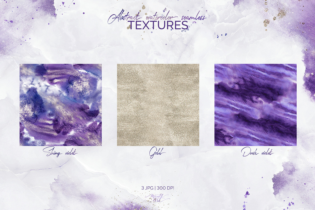 Violet Aura. Abstract design, a Texture Illustration by MiraEl Art (Photo 19 of 29)