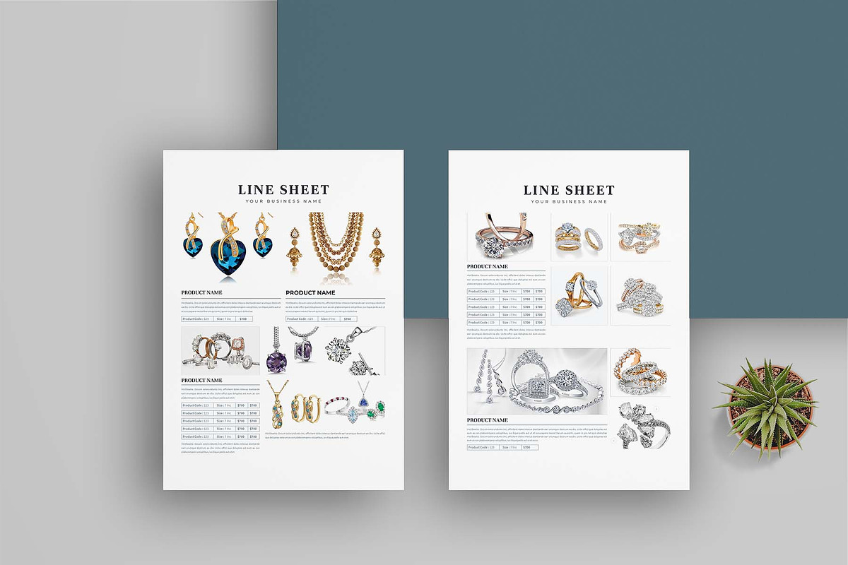 Wholesale Line Sheet Templates, a Flyer Template by obayes (Photo 5 of 7)