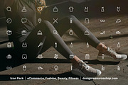 Fashion, Beauty, Fitness Icon Pack, an Outline Icon by The Design Resource Shop (Thumbnail 4 of 4)