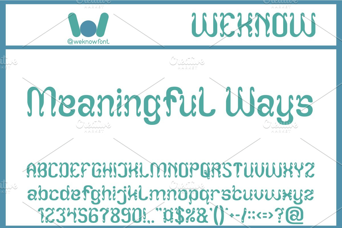Naturally Changes font, a Font by weknow (Photo 3 of 8)