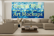 Set of  Canvas Wall Art Mockups, a Household Mockup by moqirynart (Thumbnail 1 of 11)