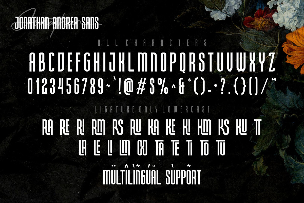 Jonathan Andrea - Font Combination, a Script Font by ErgibiStudio (Photo 10 of 12)