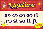 Slyzheë - Retro Typeface, a Serif Font by Artisan Themes (Thumbnail 7 of 10)