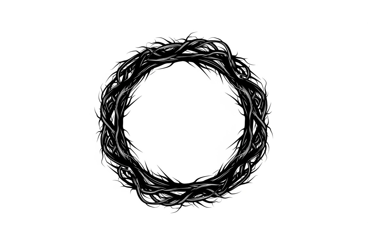 Hand Drawn Wreath Frame Bundle, an Illustration by yasushie (Photo 6 of 51)