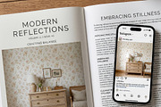 Farmhouse Wallpaper Mockup PSD, a Household Mockup by 1001 mockups (Thumbnail 5 of 11)