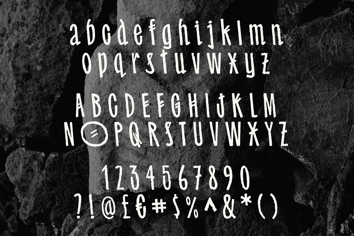 Fjolki | Lithic Typeface, a Blackletter Font by Drawwwn (Photo 2 of 11)