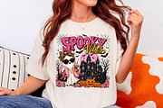 Spooky Vibes Coquette Ghost PNG, a Seasonal Illustration by OK Design (Thumbnail 2 of 5)