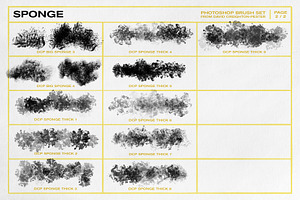 Photoshop Sponge Brushes