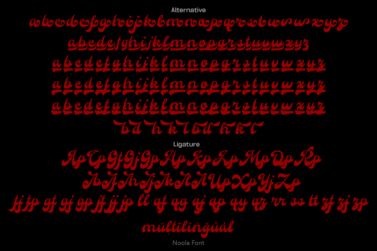 Noola Retro Font, a Script Font by TypeClassHeroes (Photo 9 of 15)