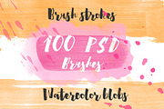 100Brushes!Handdrawn brushes for PSD, a Brush Add-On by holaholga (Thumbnail 1 of 6)