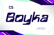 CS Boyka – Techno Font