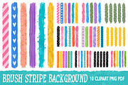 Brush Stripe Background PNG Bundle, a Background Graphic by FiveStarCrafting (Thumbnail 1 of 3)