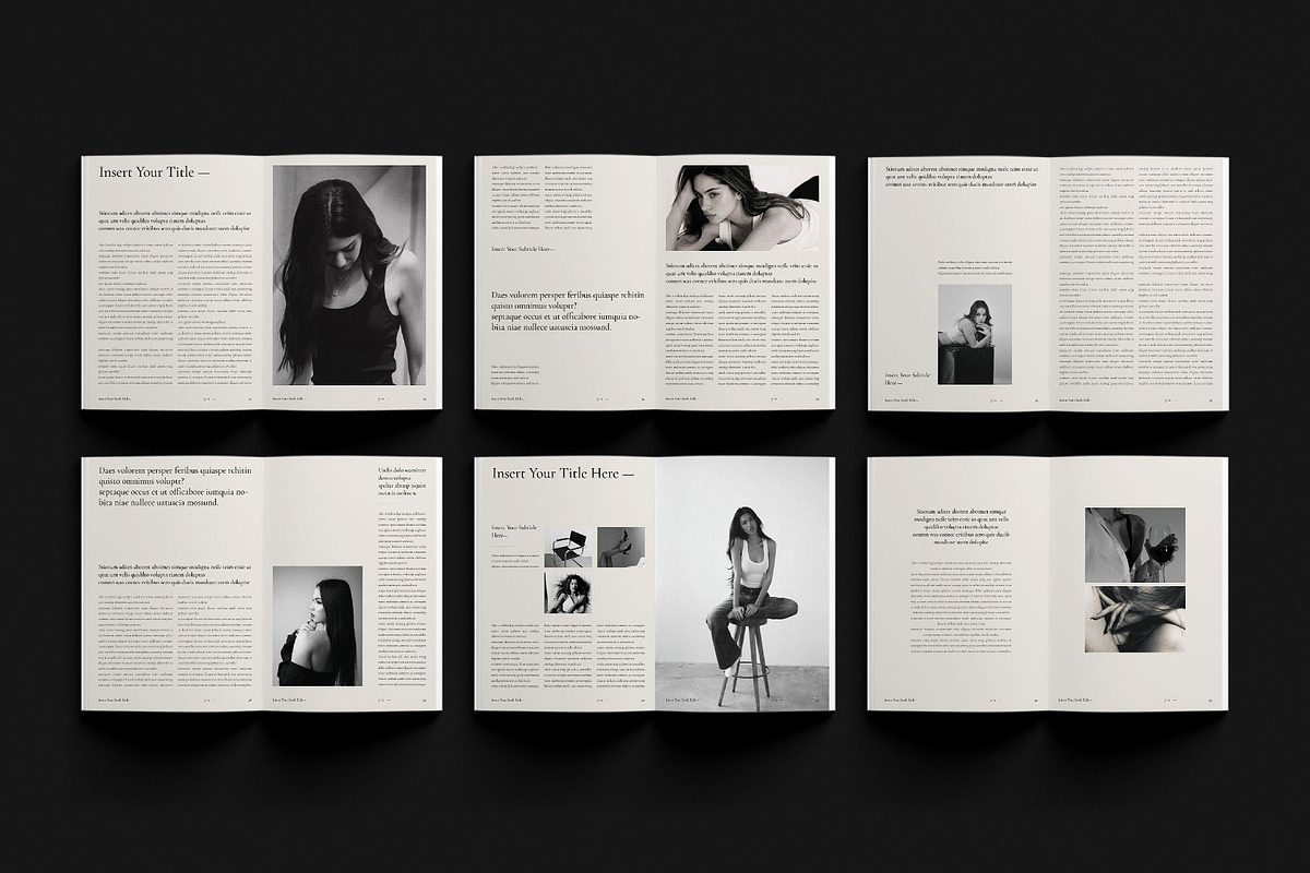 Editorial Magazine & Book Layout, a Magazine Template by Olion Lora (Photo 8 of 13)