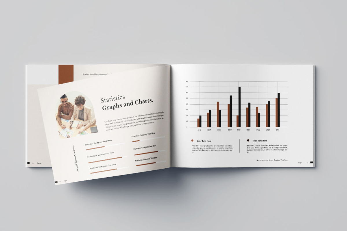 Annual Report Vol.43, a Brochure Template by Bewalrus Studio (Photo 6 of 11)