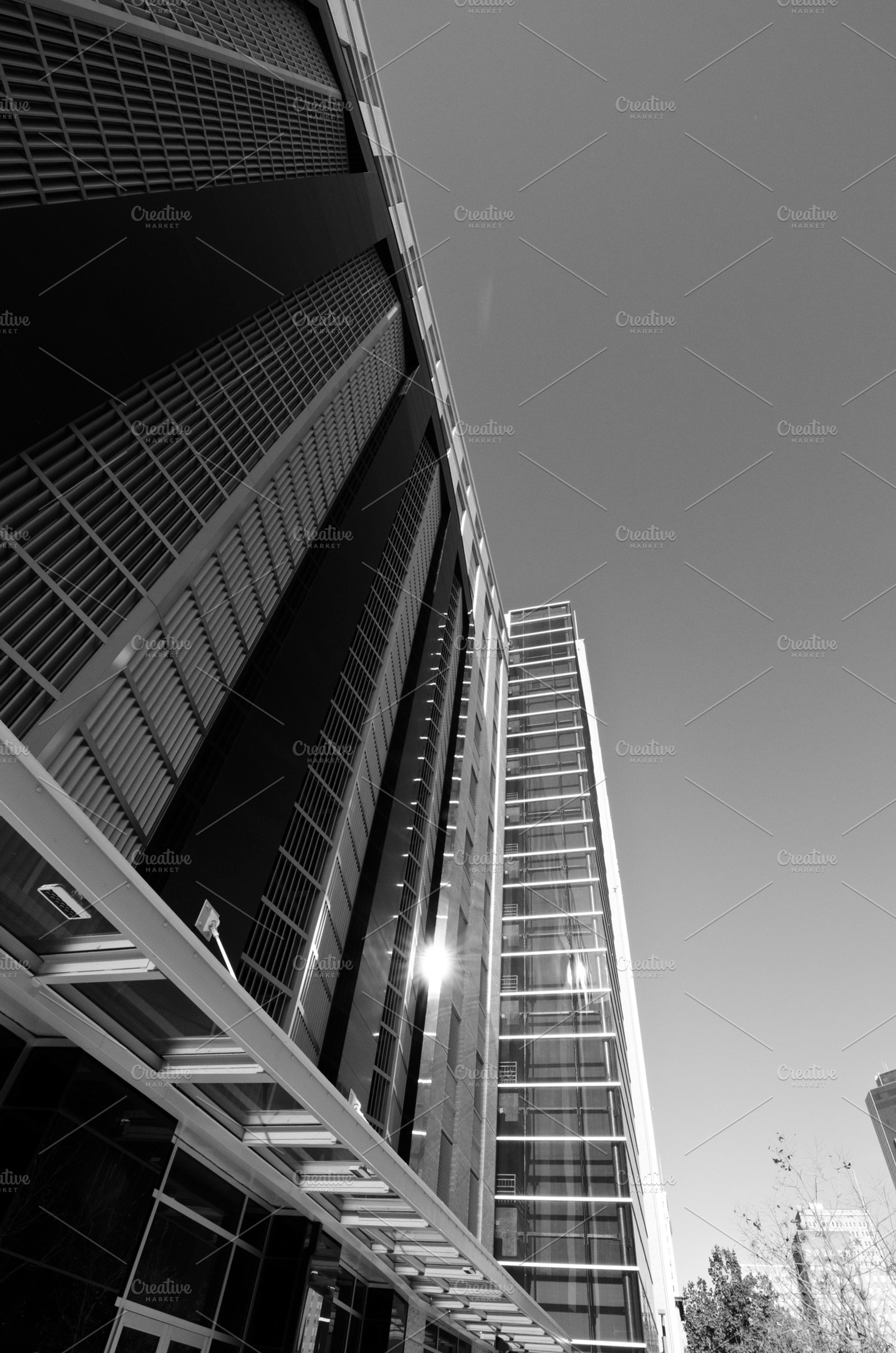 City Building In The Sun