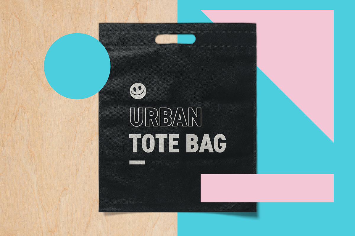 Urban Tote Bag, a Merchandise Mockup by Clint English (Photo 1 of 5)