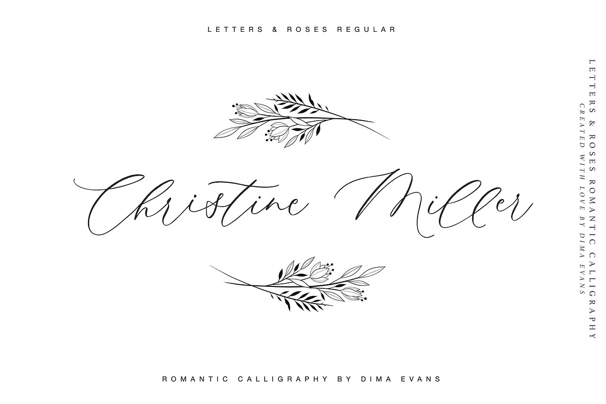 Letters & Roses Luxury Script preview 4