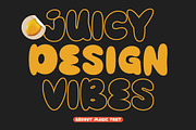 GF Magic - Retro Groovy Font, a Sans Serif Font by GroovyFontCo (Thumbnail 5 of 9)
