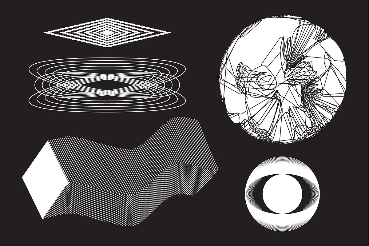 100+ Abstract Vector Shapes, a Background Graphic by Vanzyst (Photo 8 of 17)