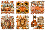 Cozy Autumn Fall Sublimation Bundle, a Seasonal Illustration by Libby Wishes (Thumbnail 2 of 4)