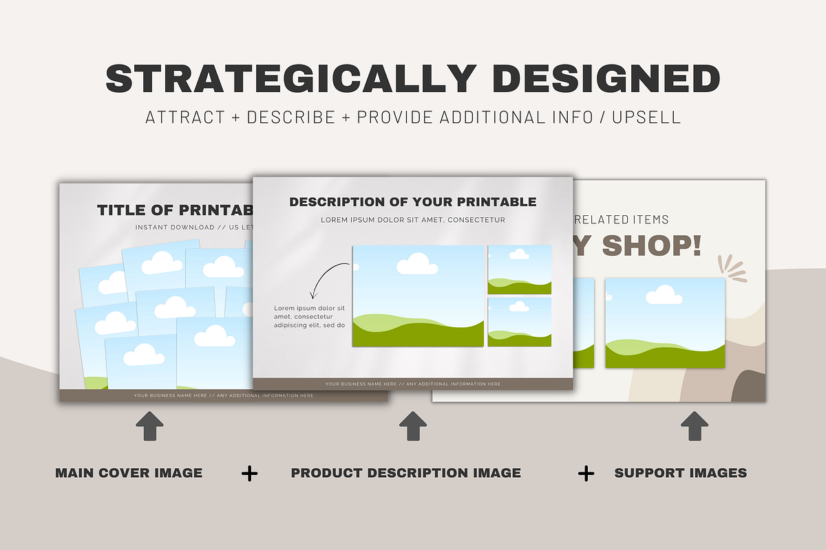 Etsy Listing Mockup | Canva Template, a Product Mockup by Designs by Darowan (Photo 2 of 12)