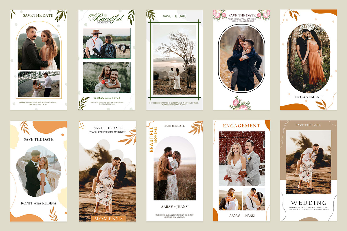 Wedding Photography Instagram Storie, a Social Media Template by zoomdesigns (Photo 3 of 6)