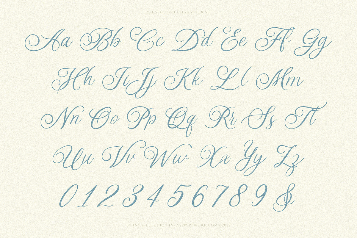 Eyelash - Decorative Script Font, a Script Font by Invasi Studio (Photo 10 of 11)