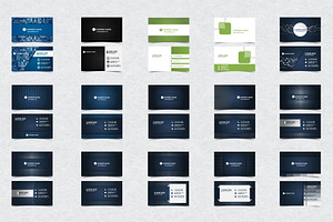 250 Business Card Vector Templates