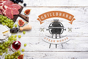18 Barbecue Logos and Badges, a Branding & Logo Template by Vasya Kobelev (Thumbnail 7 of 14)